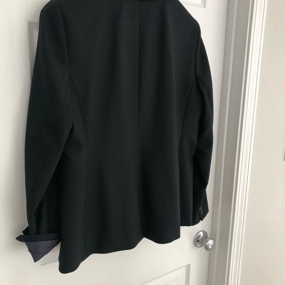 J. Crew Black Shawl Collar Single-Button Blazer